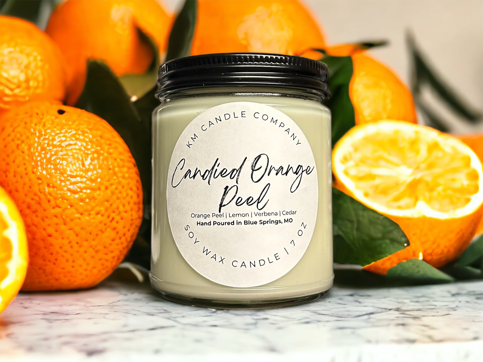 Candied Orange Peel | Candle